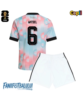 Belgia Axel Witsel #6 Echipament de Fotbal Replică Mondial 2026 Copii Deplasare (+ Șorturi)